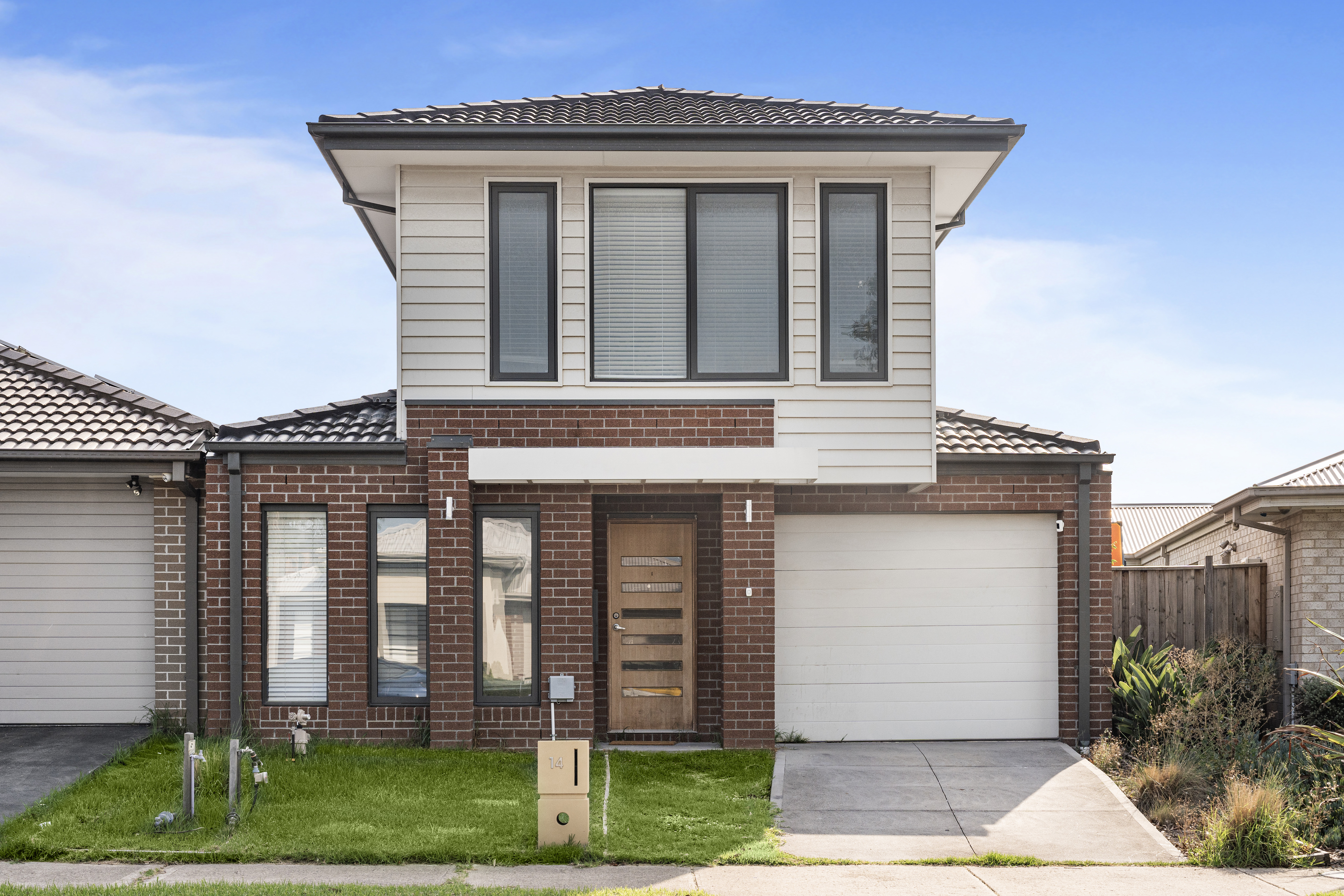 Modern double storey family home.